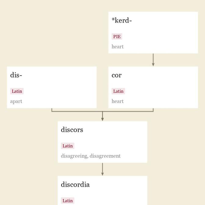 Origin and meaning of discord