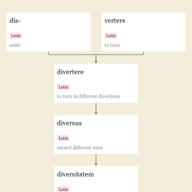 Origin and meaning of diversity