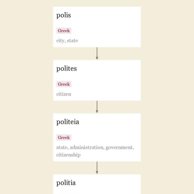 Origin and meaning of policy