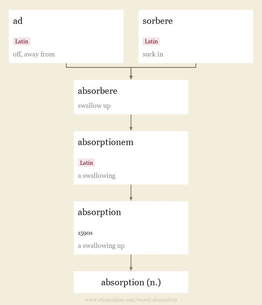 Origin and meaning of absorption